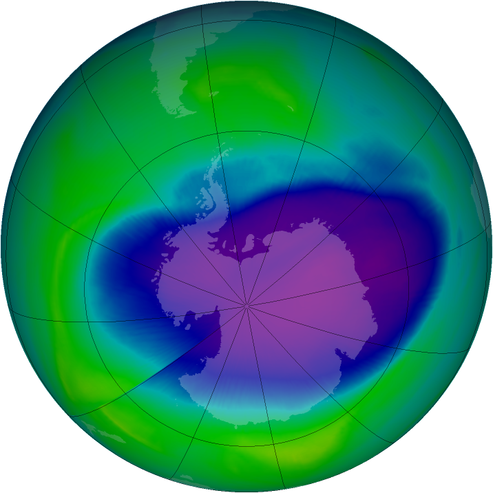 Ozone Map 2006-10-16